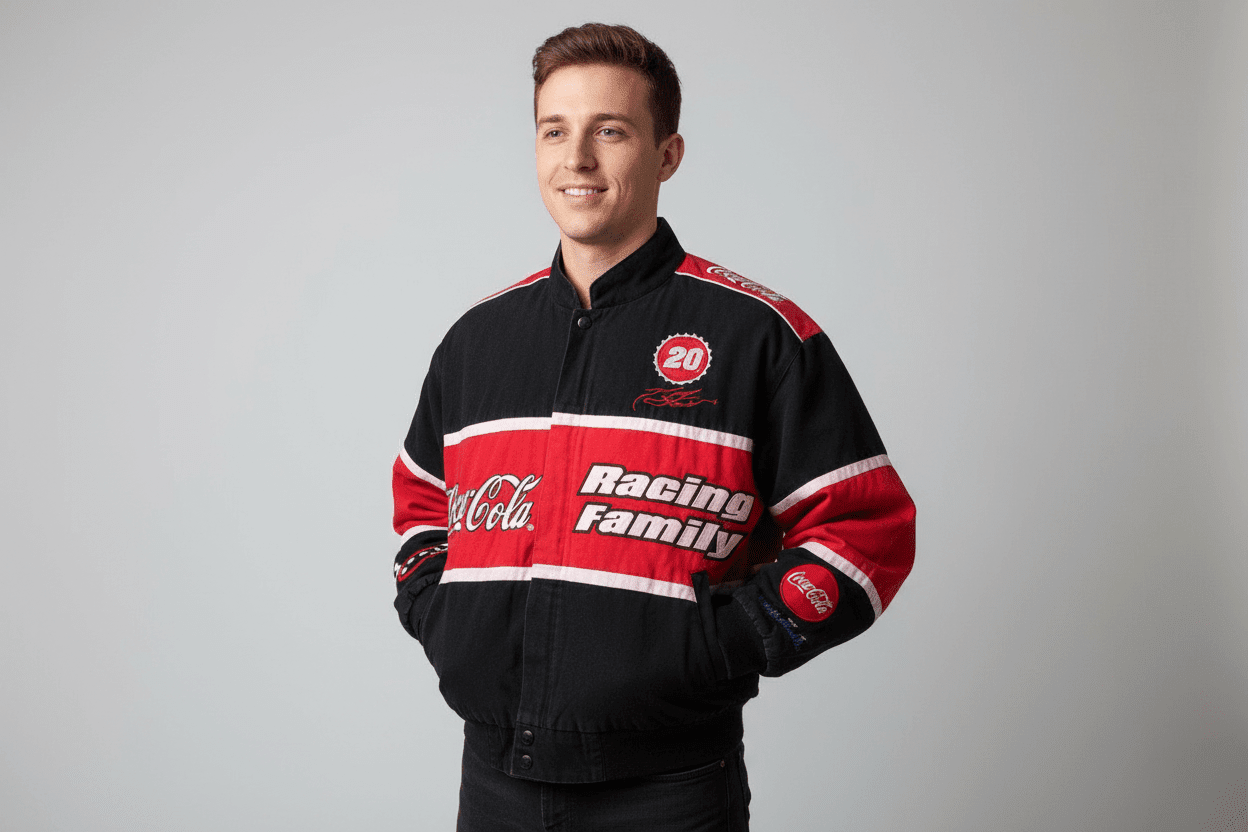 Chase Authentics Coca-Cola Racing Jacket - Jacket - Thrifted Threads