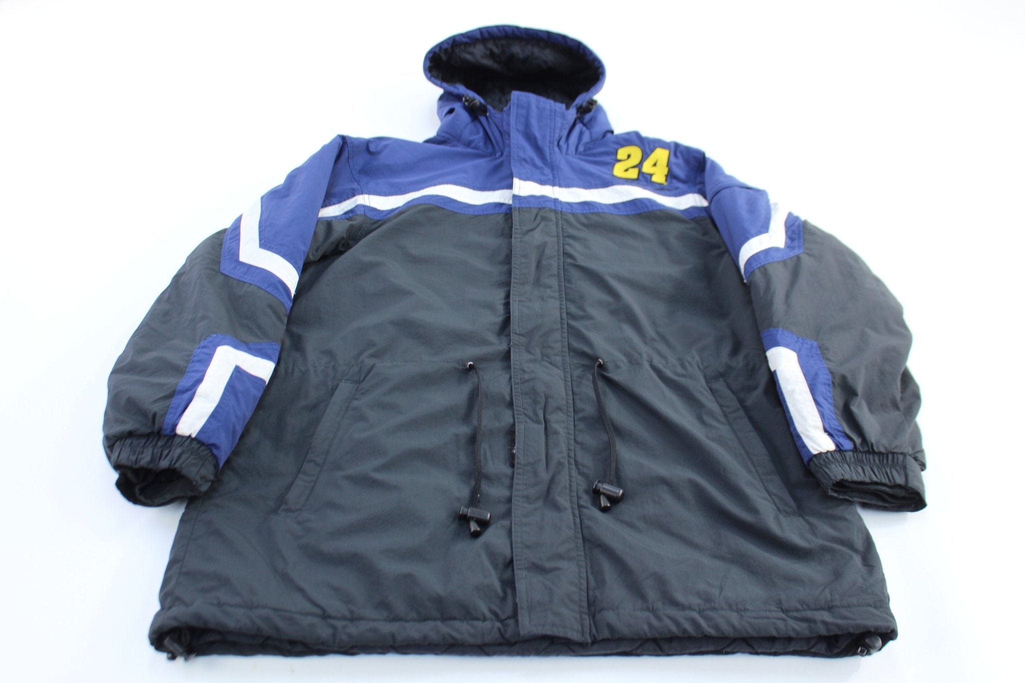 Chase Authentics Embroidered Jeff Gordon Dupont Motorsports Hooded Jacket - ThriftedThreads.com