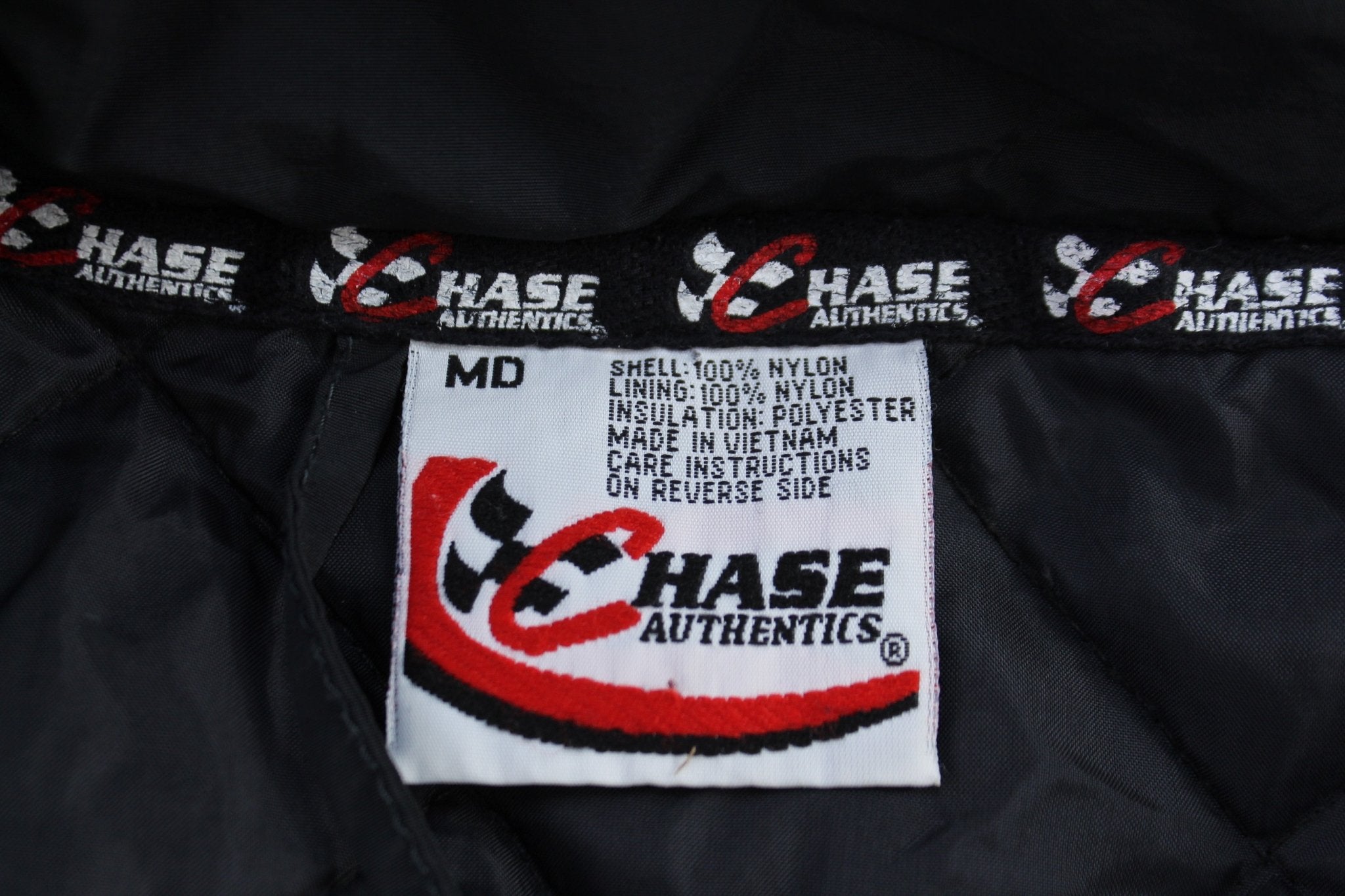 Chase Authentics Embroidered Jeff Gordon Dupont Motorsports Hooded Jacket - ThriftedThreads.com