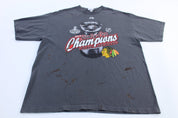 Chicago Blackhawks Stanley Cup Champions T-Shirt - ThriftedThreads.com