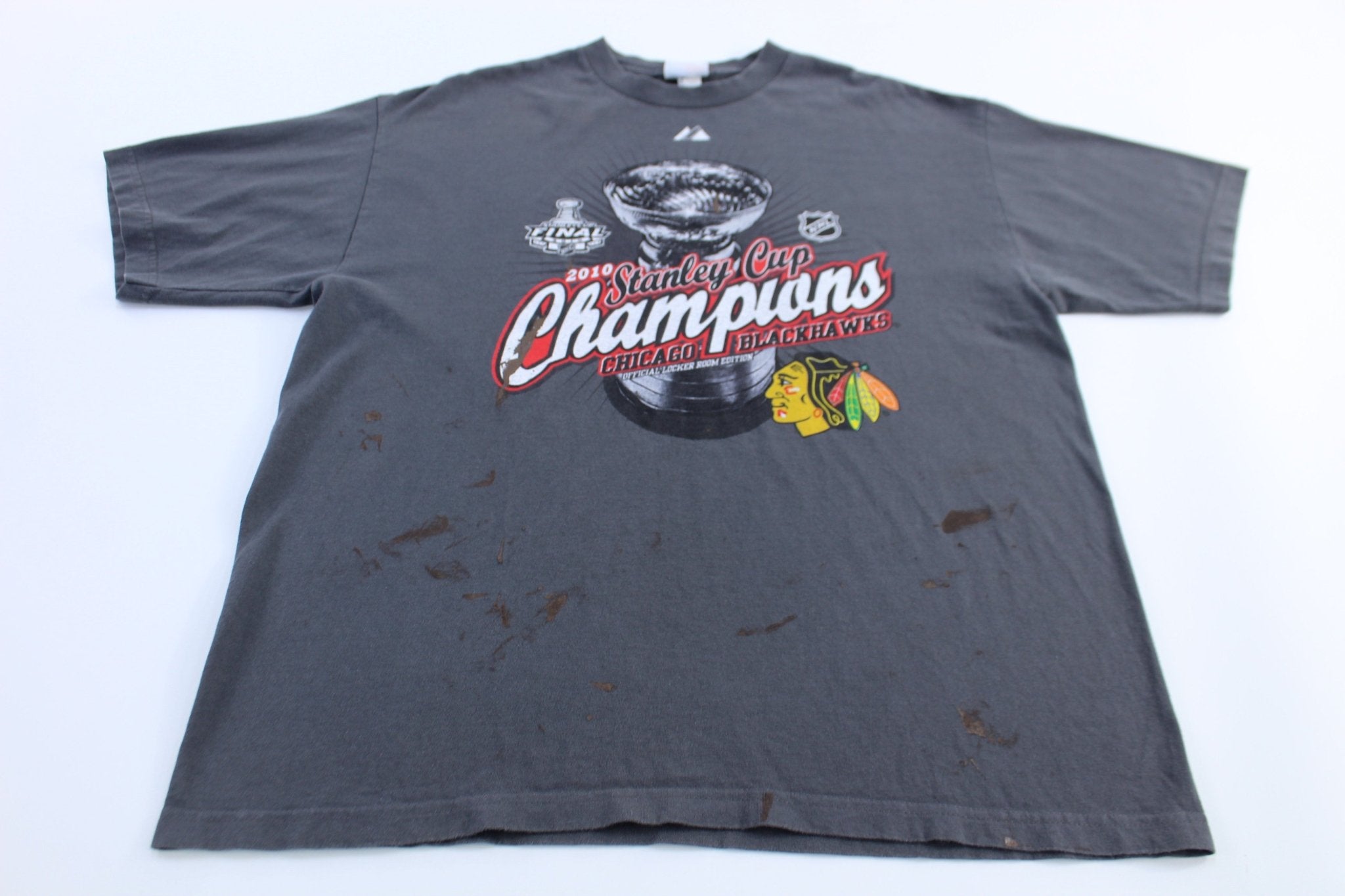 Chicago Blackhawks Stanley Cup Champions T-Shirt - ThriftedThreads.com