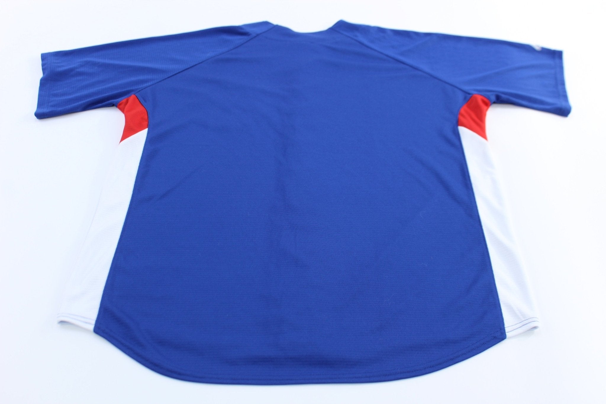 Chicago Cubs Embroidered Majestic Baseball Jersey - ThriftedThreads.com