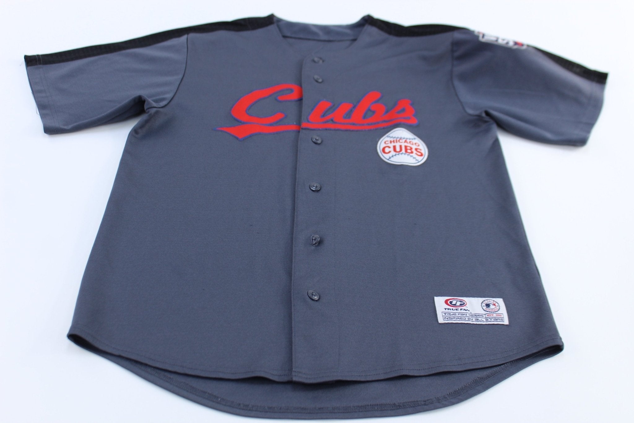 Chicago Cubs World Series True Fan Baseball Jersey - Jerseys/Tanks - Thrifted Threads