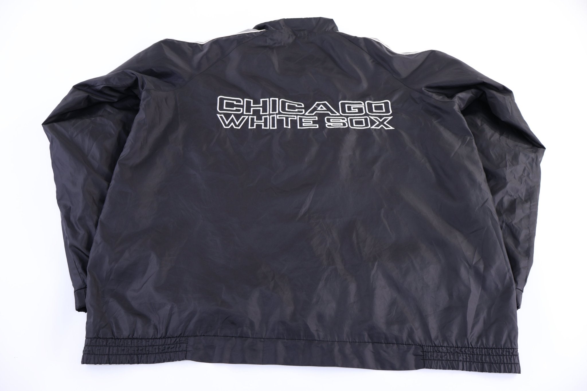 Chicago White Sox Full Zip Windbreaker Jacket - Jacket - Thrifted Threads