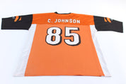 Cincinnati Bengals Chad Johnson Reebok Football Jersey - ThriftedThreads.com