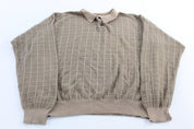 Claiborne Geometric Patterned Golf Sweater - ThriftedThreads.com