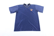 Club America Embroidered Patch Blue Soccer Jersey - ThriftedThreads.com