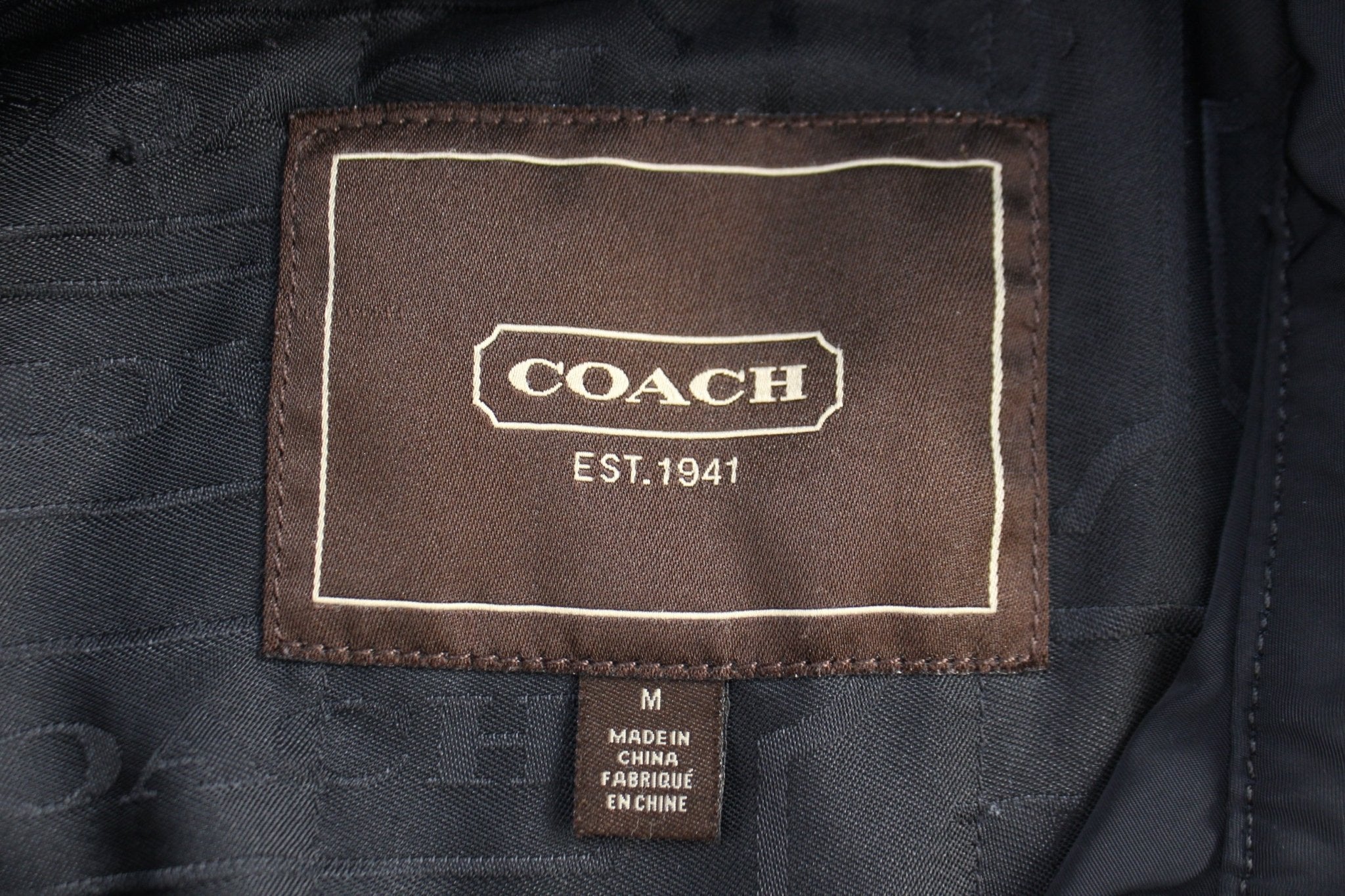 Coach Full Zip Black Utility Jacket - Jacket - Thrifted Threads