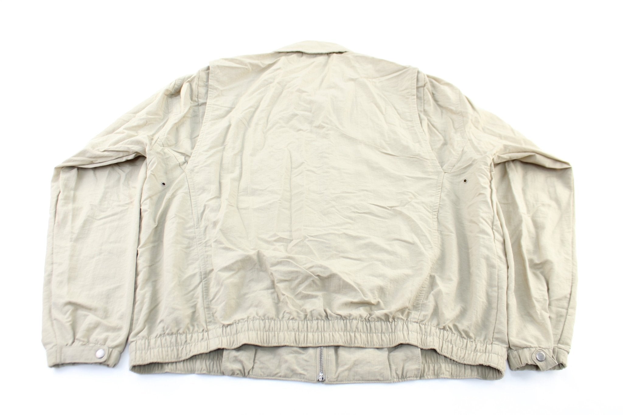 Colorado Rockies Embroidered Beige Zip Up Jacket - ThriftedThreads.com