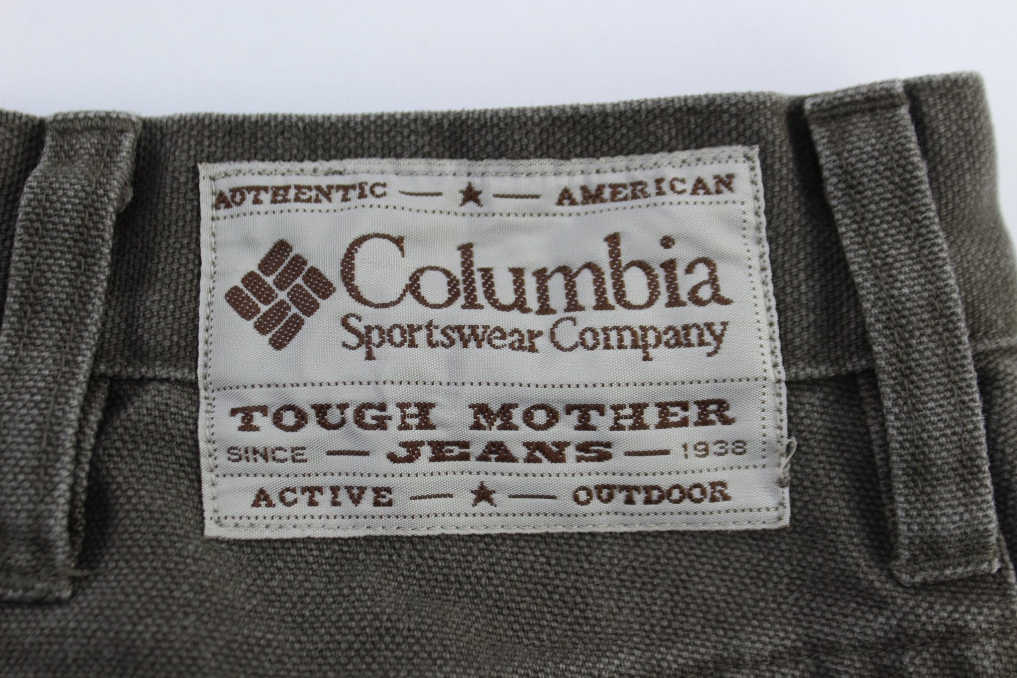 Columbia Olive Green Hunting Pants - ThriftedThreads.com