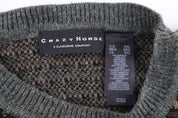 Crazy Horse Multipattern Knit Sweater - Sweater - Thrifted Threads