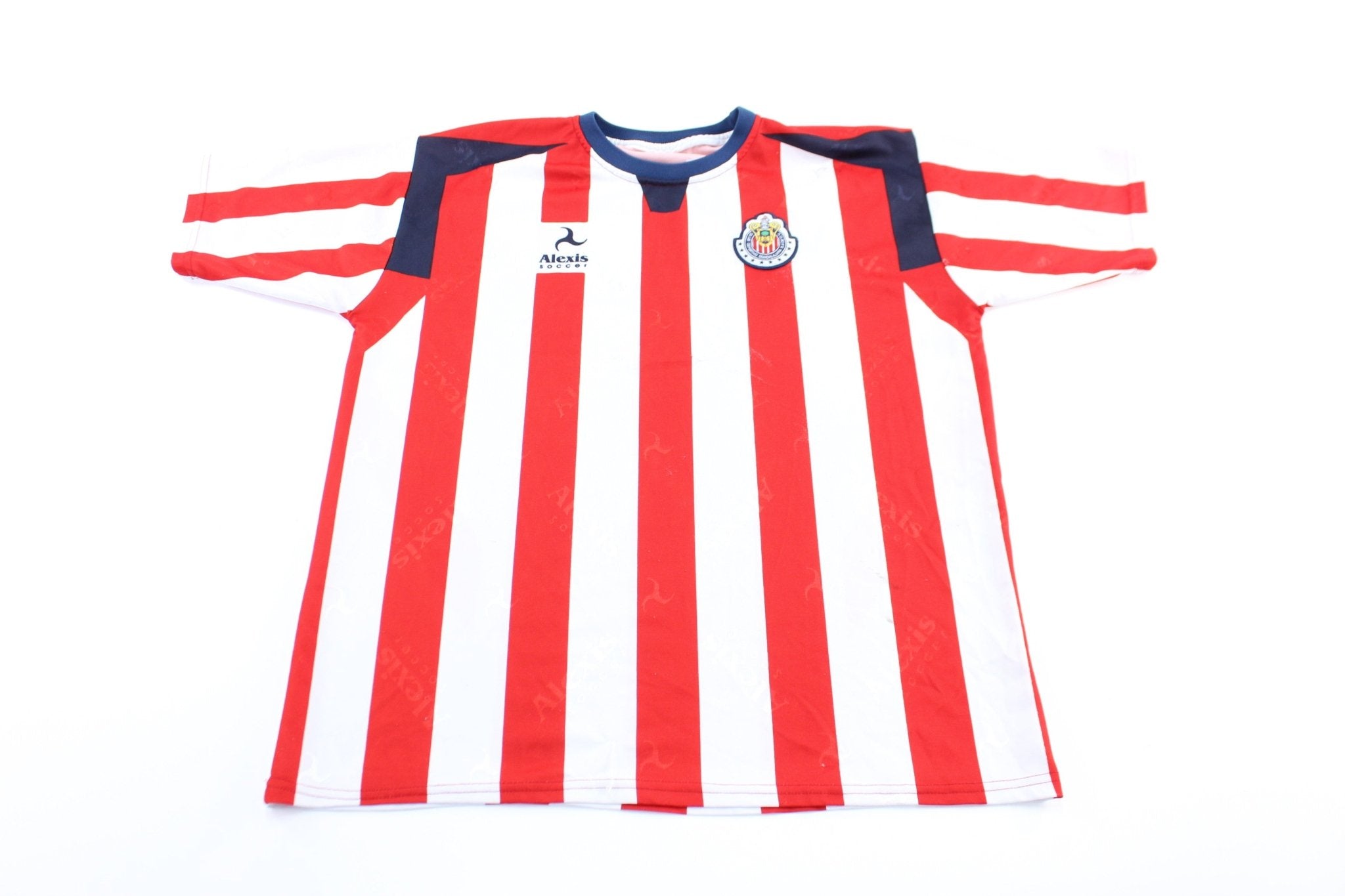 Cub Deportivo Guadalajara Striped Soccer Jersey - ThriftedThreads.com