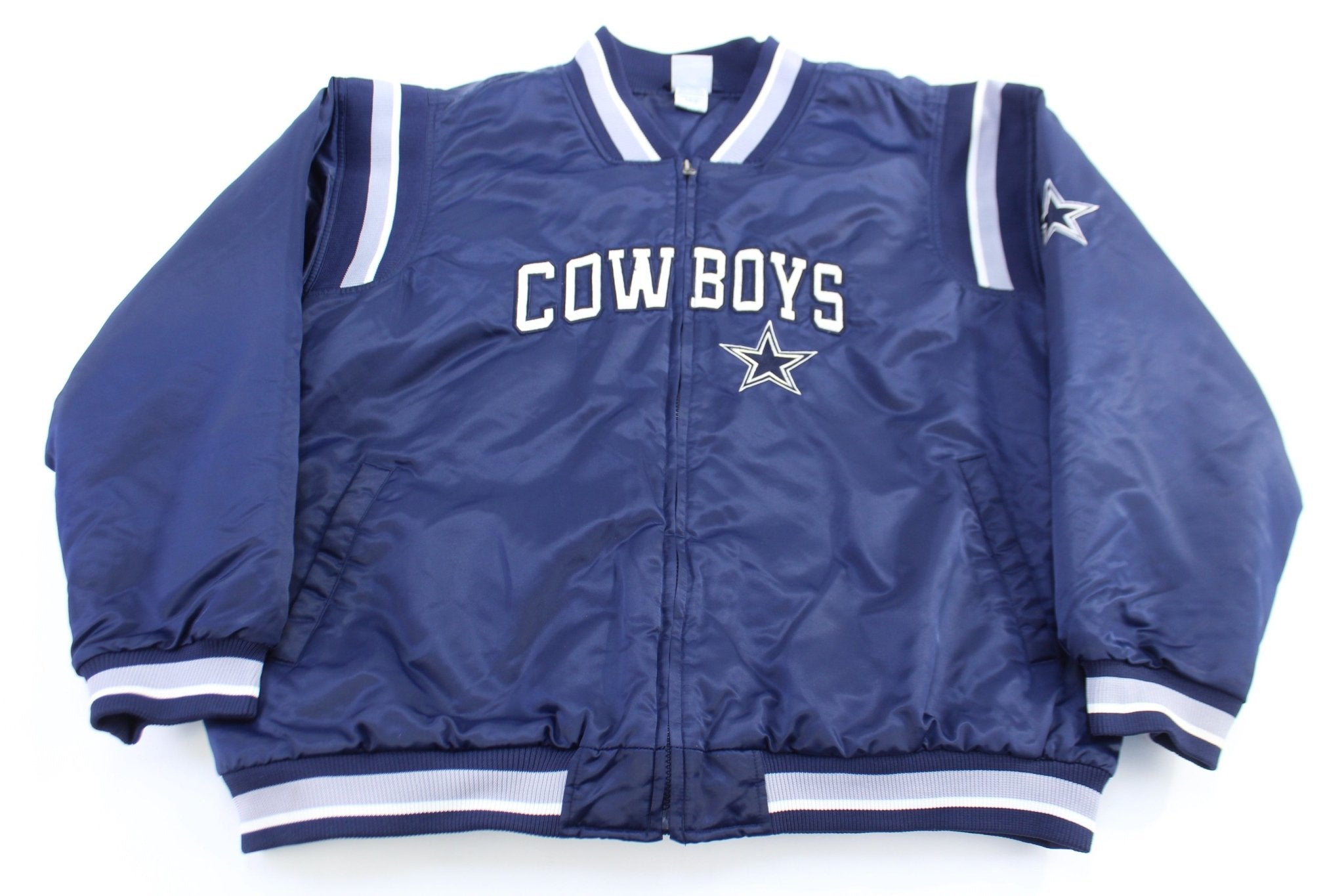 Dallas Cowboys Football Bomber Jacket - ThriftedThreads.com