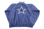 Dallas Cowboys Football Pullover Windbreaker - Button Ups/Downs - Thrifted Threads