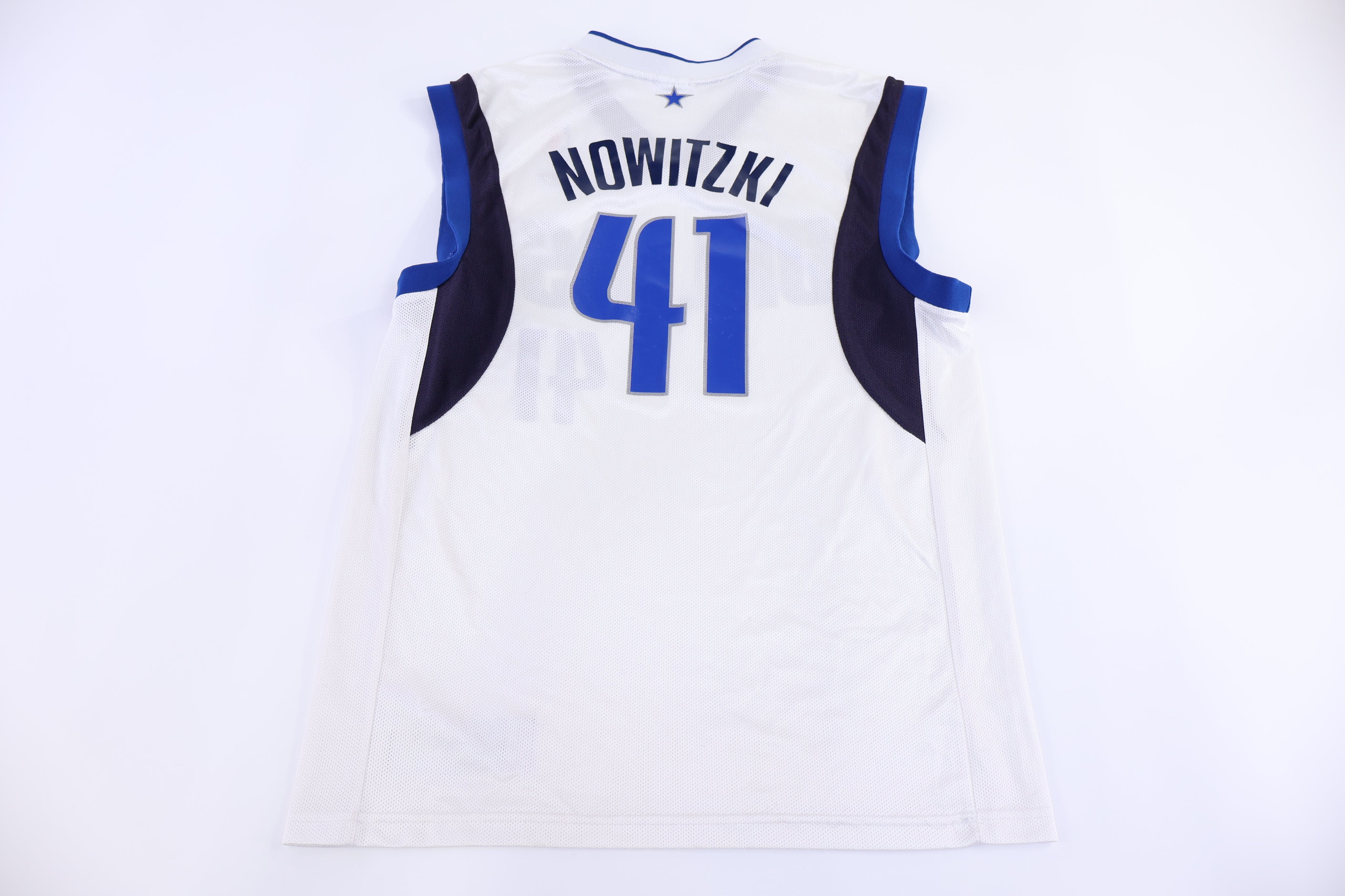 Dallas Mavericks Dirk Nowitzki Basketball Jersey - Jerseys/Tanks - Thrifted Threads