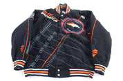 Denver Broncos Football Jacket - ThriftedThreads.com