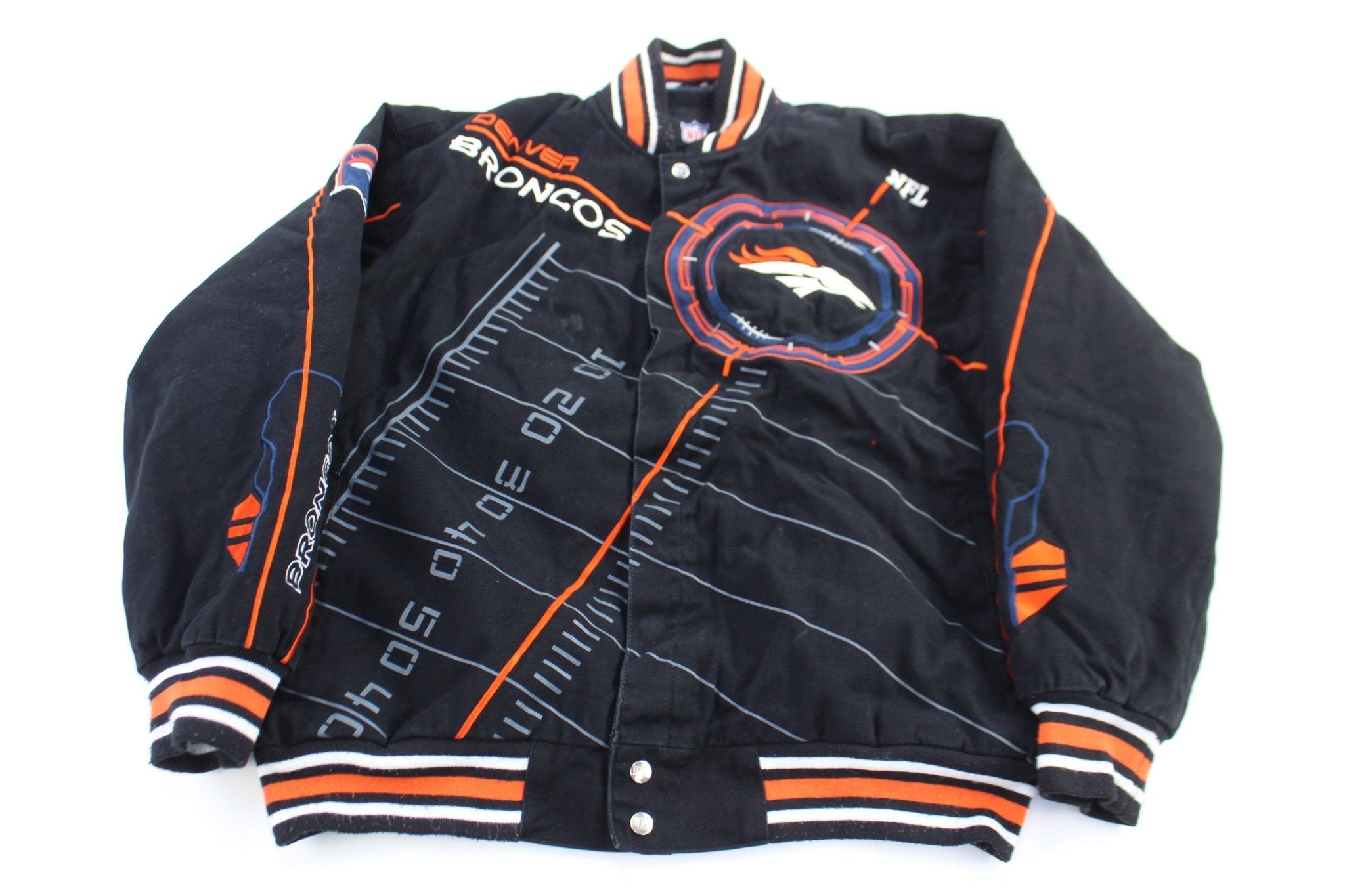 Denver Broncos Football Jacket - Jacket - Thrifted Threads