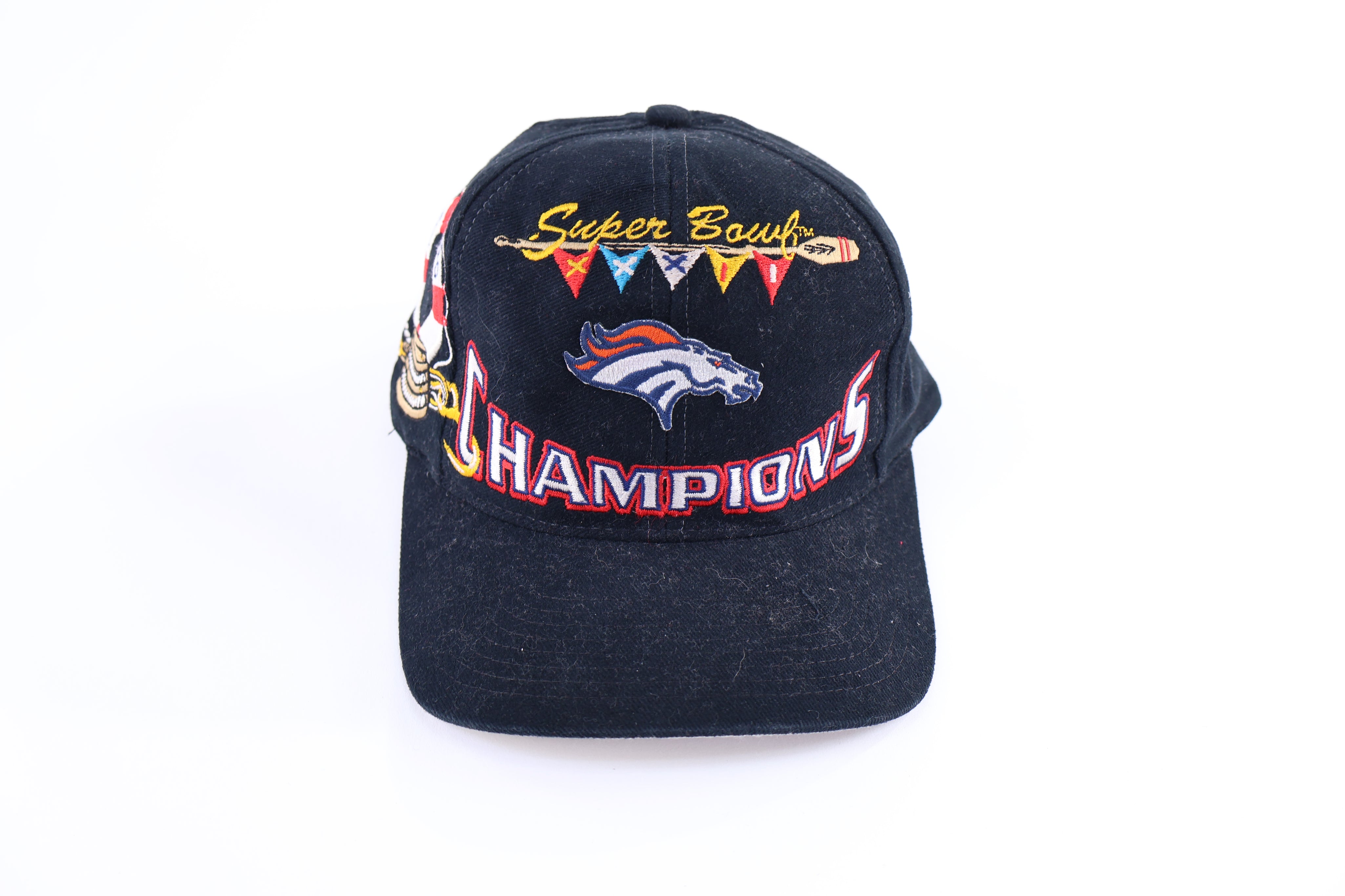Denver Broncos Super Bowl XXXII Snapback Hat - Hats - Thrifted Threads