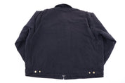 Dickies Logo Patch Black Blanket Lined Full Zip Jacket - Jacket - Thrifted Threads