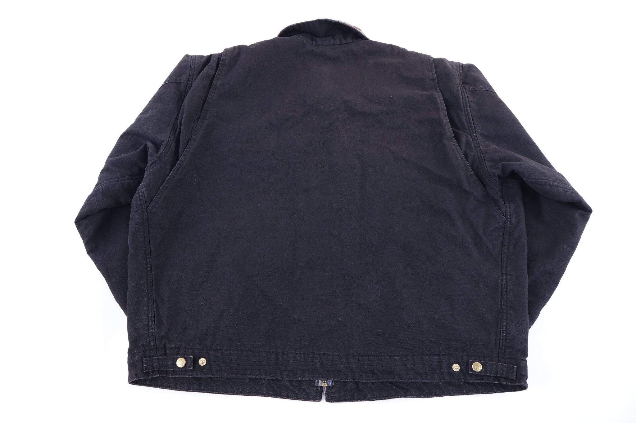 Dickies Logo Patch Black Blanket Lined Full Zip Jacket - Jacket - Thrifted Threads