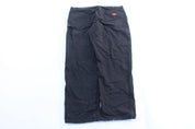 Dickie's Logo Patch Black Carpenter Pants - ThriftedThreads.com
