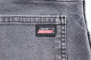 Dickie's Logo Patch Black Carpenter Pants - ThriftedThreads.com