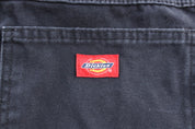 Dickie's Logo Patch Black Carpenter Pants - ThriftedThreads.com