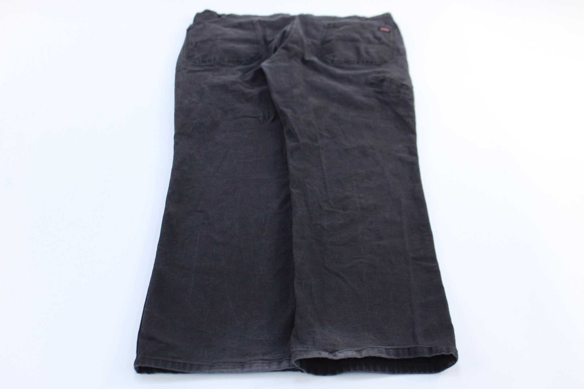 Dickie's Logo Patch Black Carpenter Pants - ThriftedThreads.com