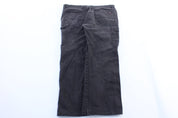 Dickie's Logo Patch Black Carpenter Pants - ThriftedThreads.com