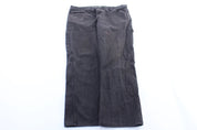 Dickie's Logo Patch Black Carpenter Pants - ThriftedThreads.com