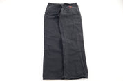 Dickies Logo Patch Black Carpenter Pants - Pants - Thrifted Threads