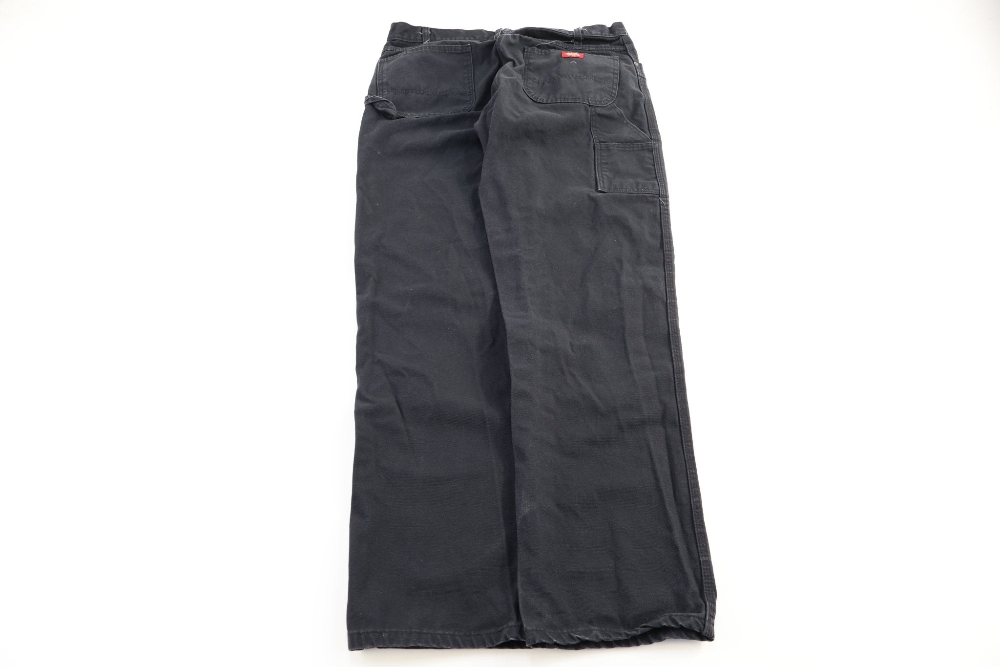 Dickies Logo Patch Black Carpenter Pants - Pants - Thrifted Threads