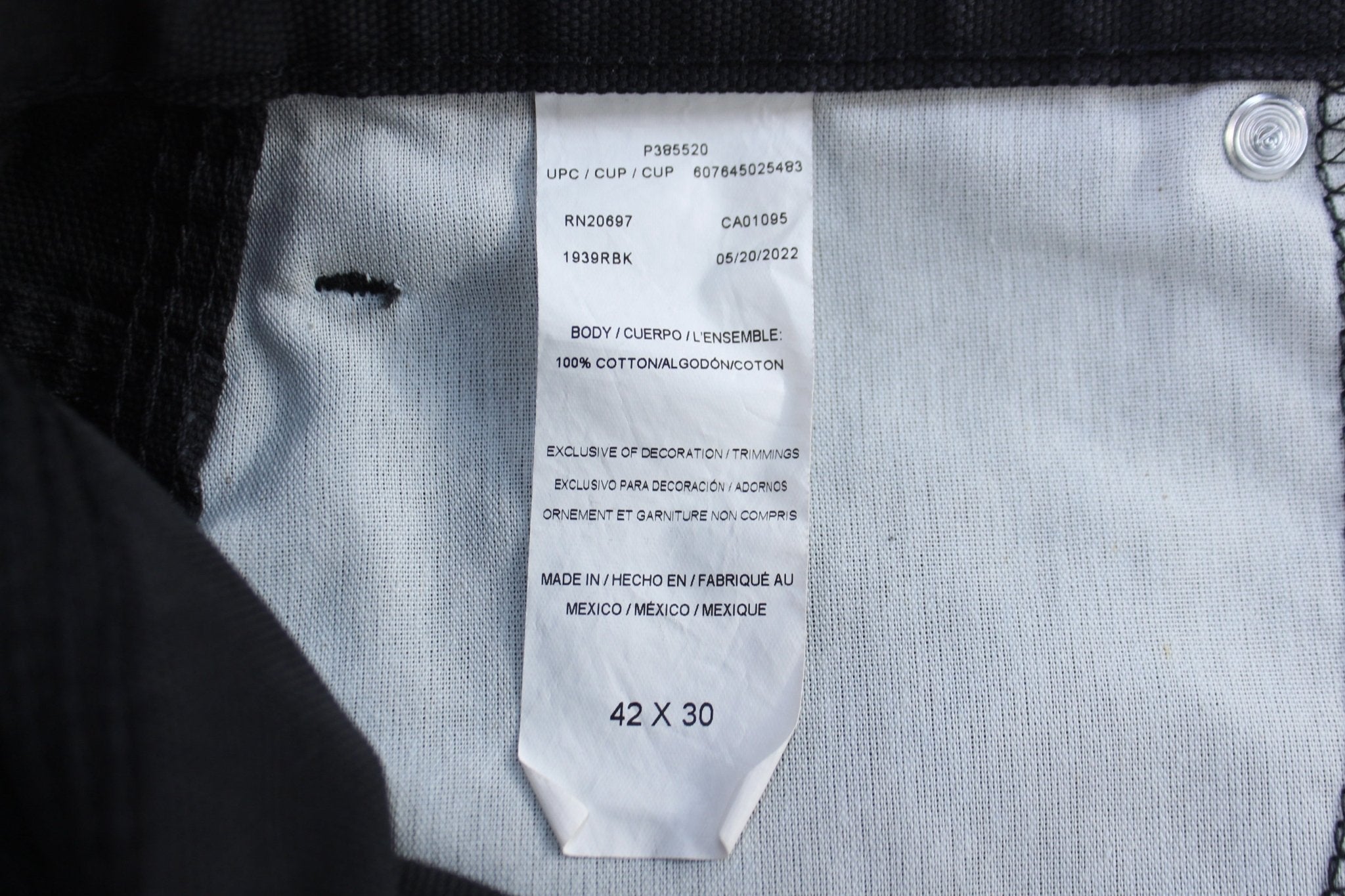 Dickie's Logo Patch Black Carpenter Pants - Pants/Shorts - Thrifted Threads