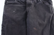 Dickie's Logo Patch Black Carpenter Pants - Pants/Shorts - Thrifted Threads