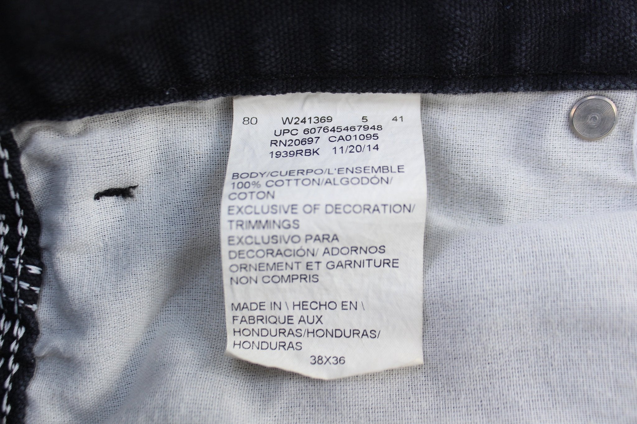 Dickie's Logo Patch Black Carpenter Pants - Pants/Shorts - Thrifted Threads