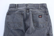 Dickie's Logo Patch Black Denim Jeans - ThriftedThreads.com