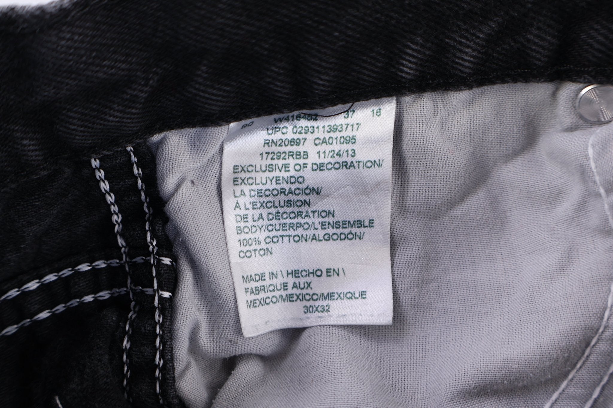 Dickies Logo Patch Black Denim Jeans - Pants - Thrifted Threads