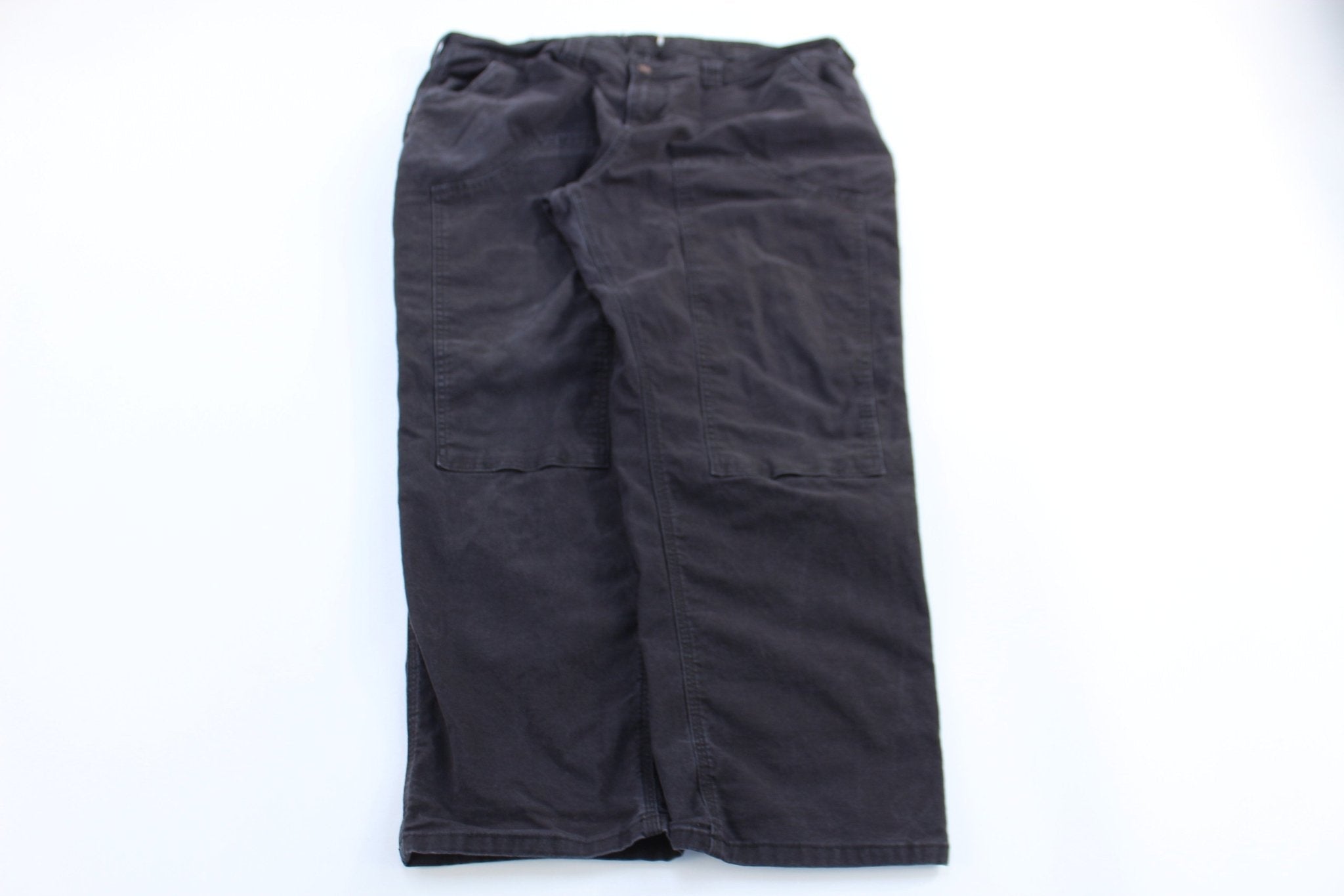 Dickies Logo Patch Black Double Knee Pants - Pants - Thrifted Threads