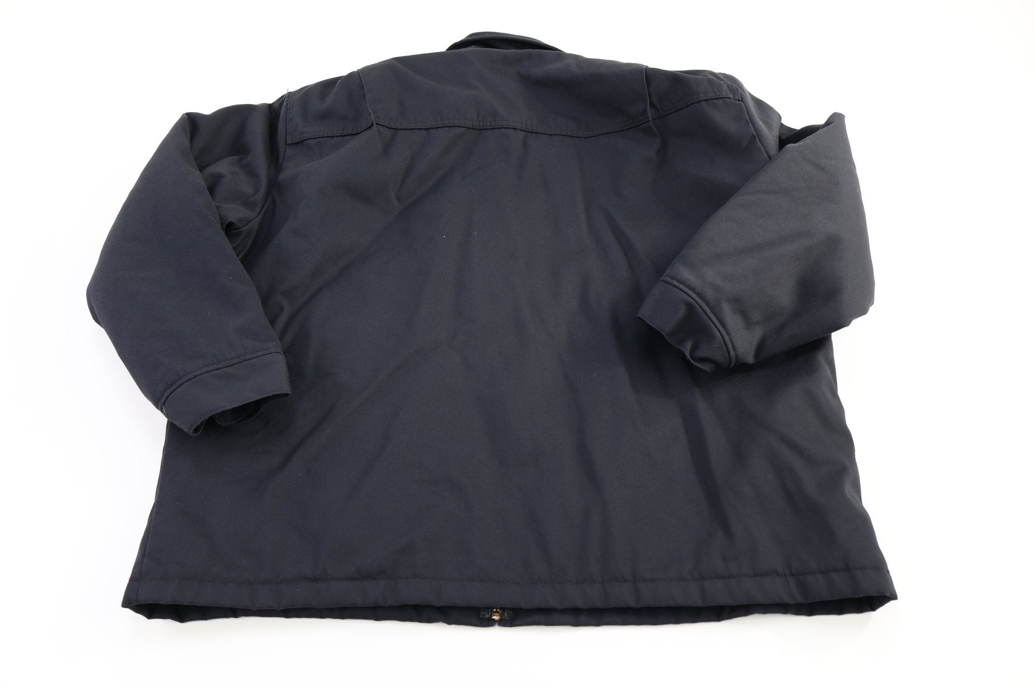 Dickies Logo Patch Black Full Zip Jacket - Jacket - Thrifted Threads
