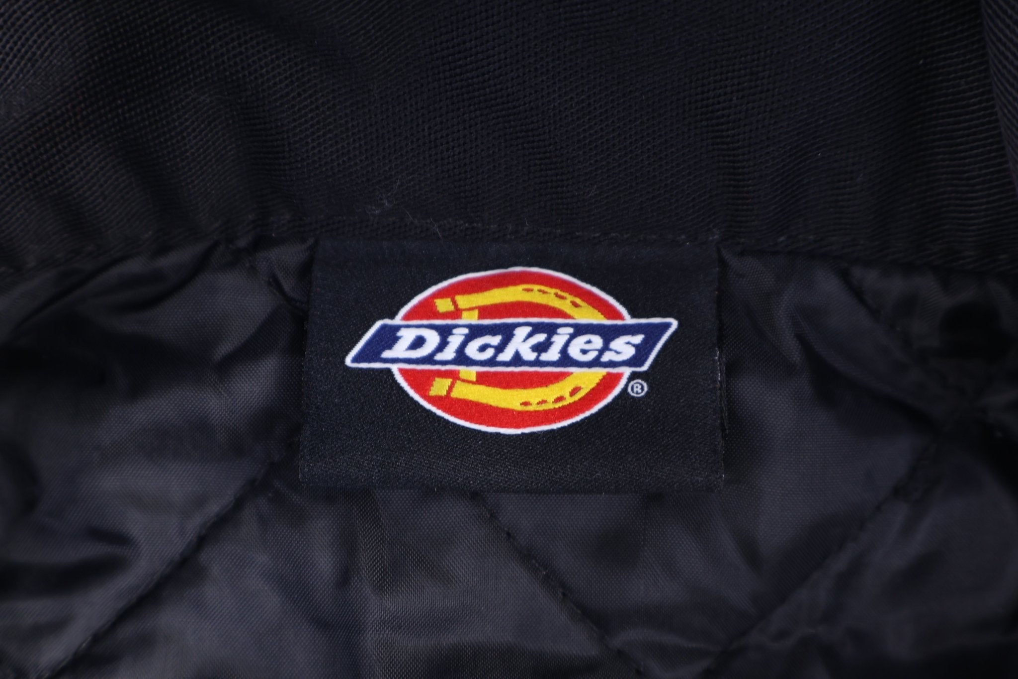 Dickie's Logo Patch Black Full Zip Jacket - Jacket - Thrifted Threads