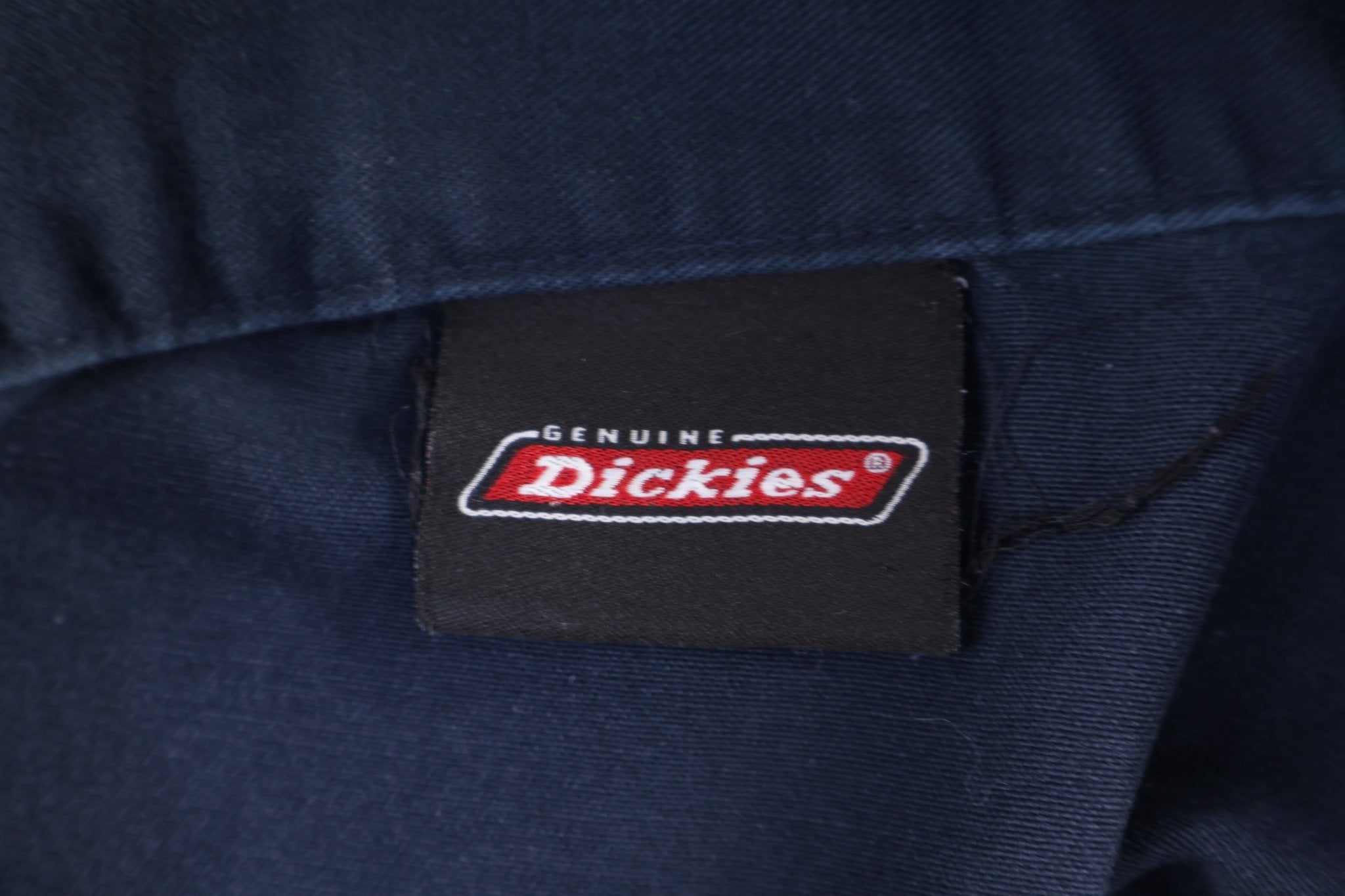 Dickies Logo Patch Blue Full Zip Jacket - Jacket - Thrifted Threads