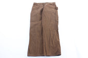 Dickie's Logo Patch Brown Carpenter Pants - ThriftedThreads.com