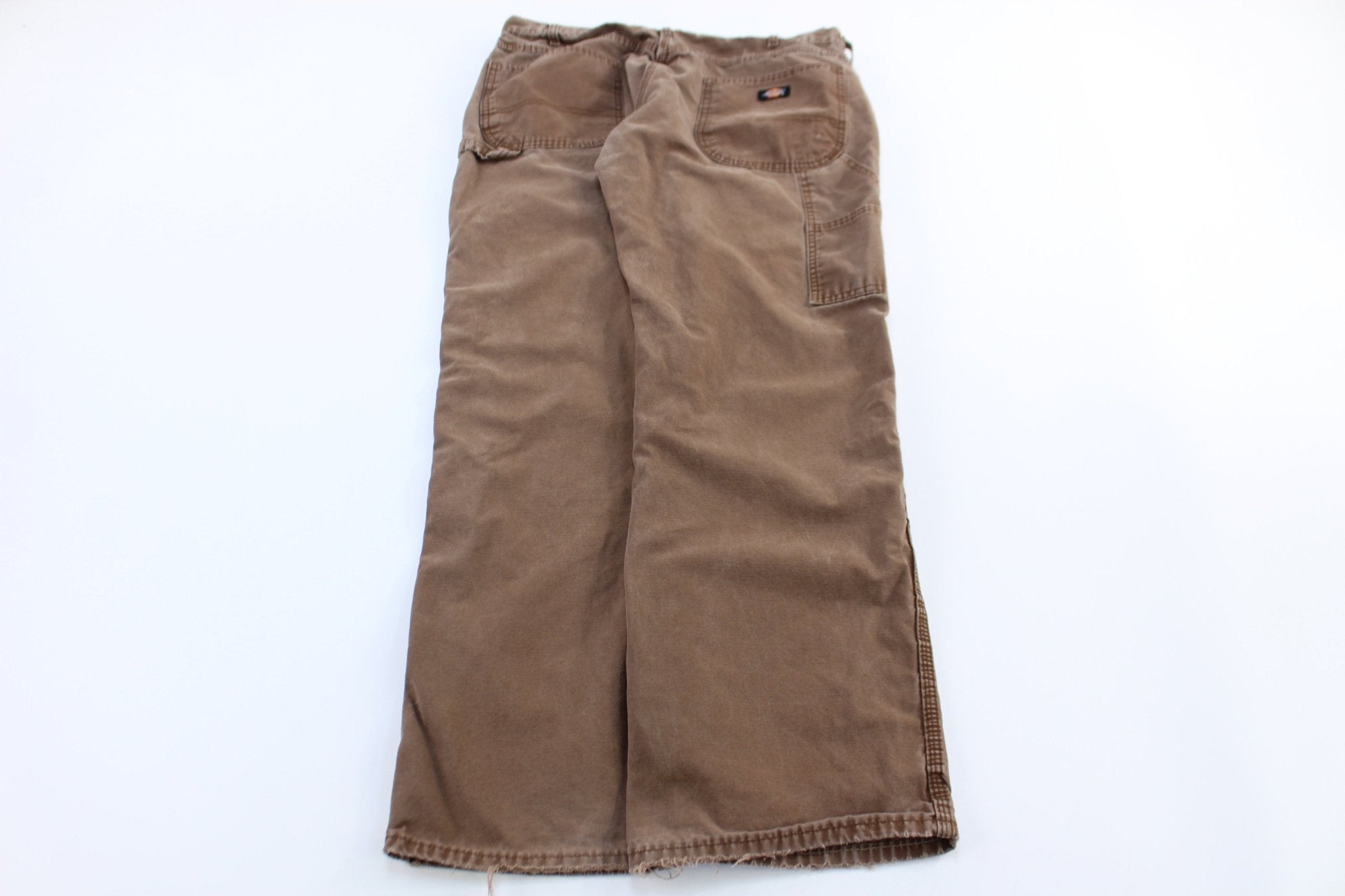 Dickies Logo Patch Brown Carpenter Pants - Pants/Shorts - Thrifted Threads