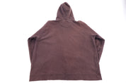 Dickies Logo Patch Brown Full Zip Hoodie - Jacket - Thrifted Threads