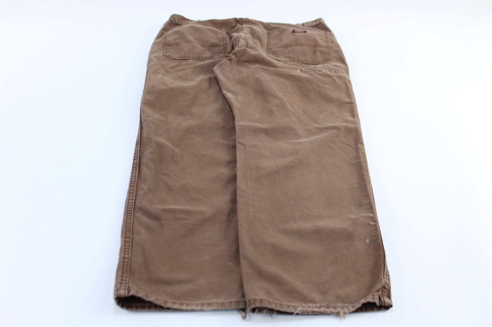 Dickie's Logo Patch Brown Pants - ThriftedThreads.com