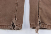 Dickie's Logo Patch Brown Pants - ThriftedThreads.com