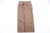 Dickies Logo Patch Brown Pants - pant - Thrifted Threads