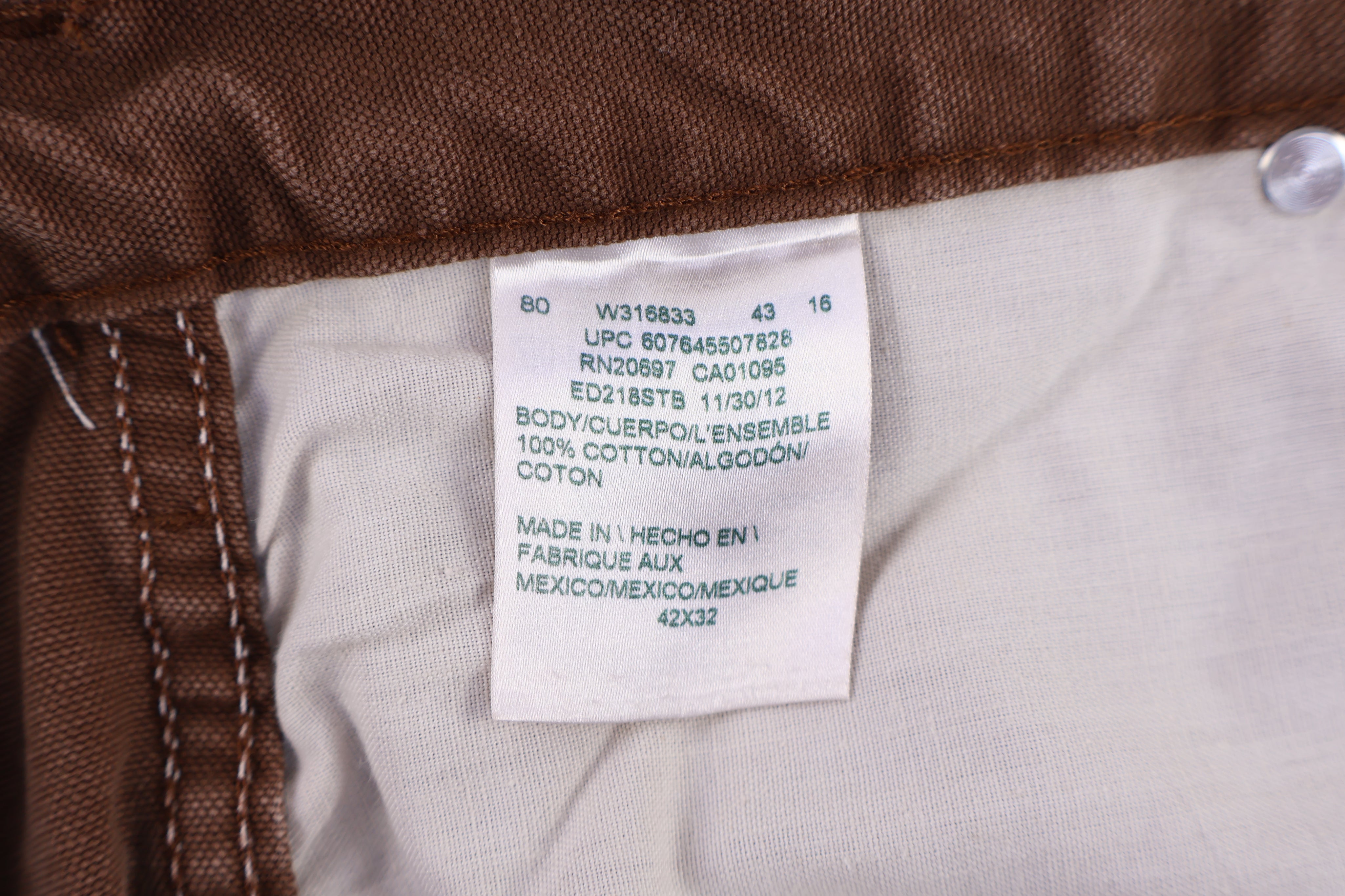Dickies Logo Patch Brown Pants - Pants/Shorts - Thrifted Threads