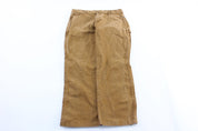 Dickie's Logo Patch Dark Khaki Carpenter Pants - ThriftedThreads.com