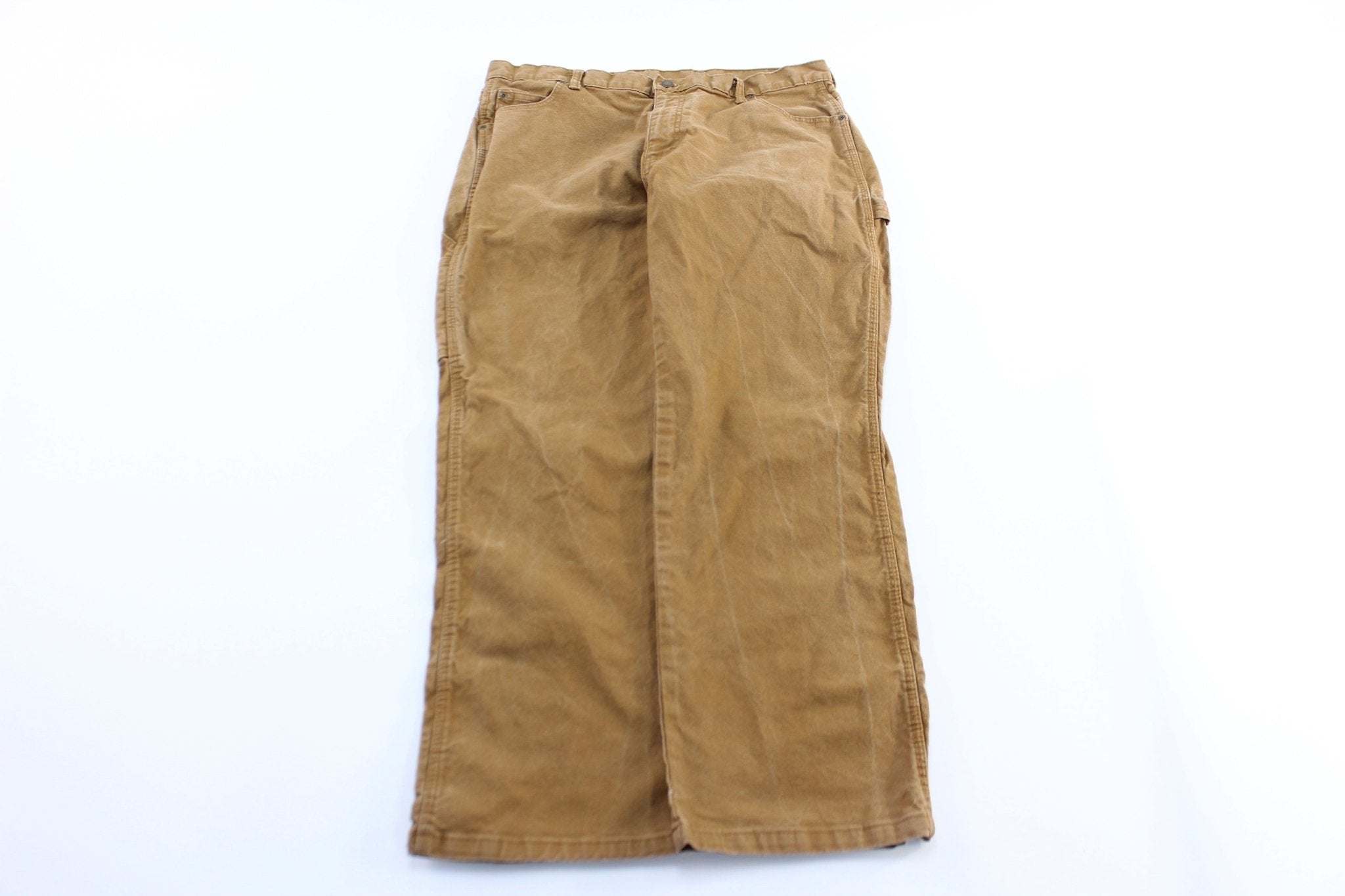 Dickie's Logo Patch Dark Khaki Carpenter Pants - Pants/Shorts - Thrifted Threads